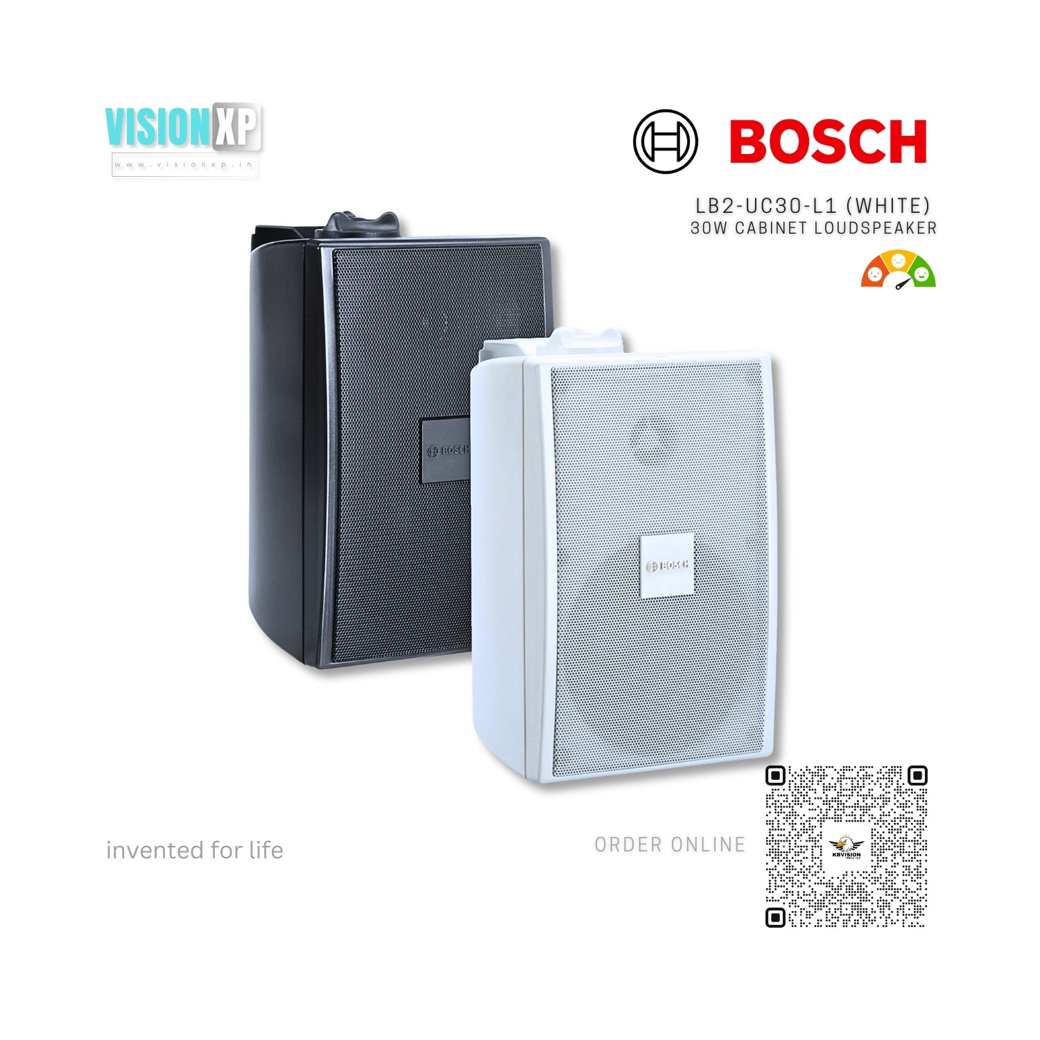 Bosch LB2-UC30-L1 30W White Cabinet Box Loudspeaker Bosch LB2-UC30-L1 30W White Cabinet Box Loudspeaker